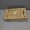 Prosumer's Choice Wooden Charging Station Organizer - 5-Port Base for Phones, Tablets and Laptops - Multi-Device Docking Station with Removable Divider Slots - Cord Box with Cable Management - Bamboo