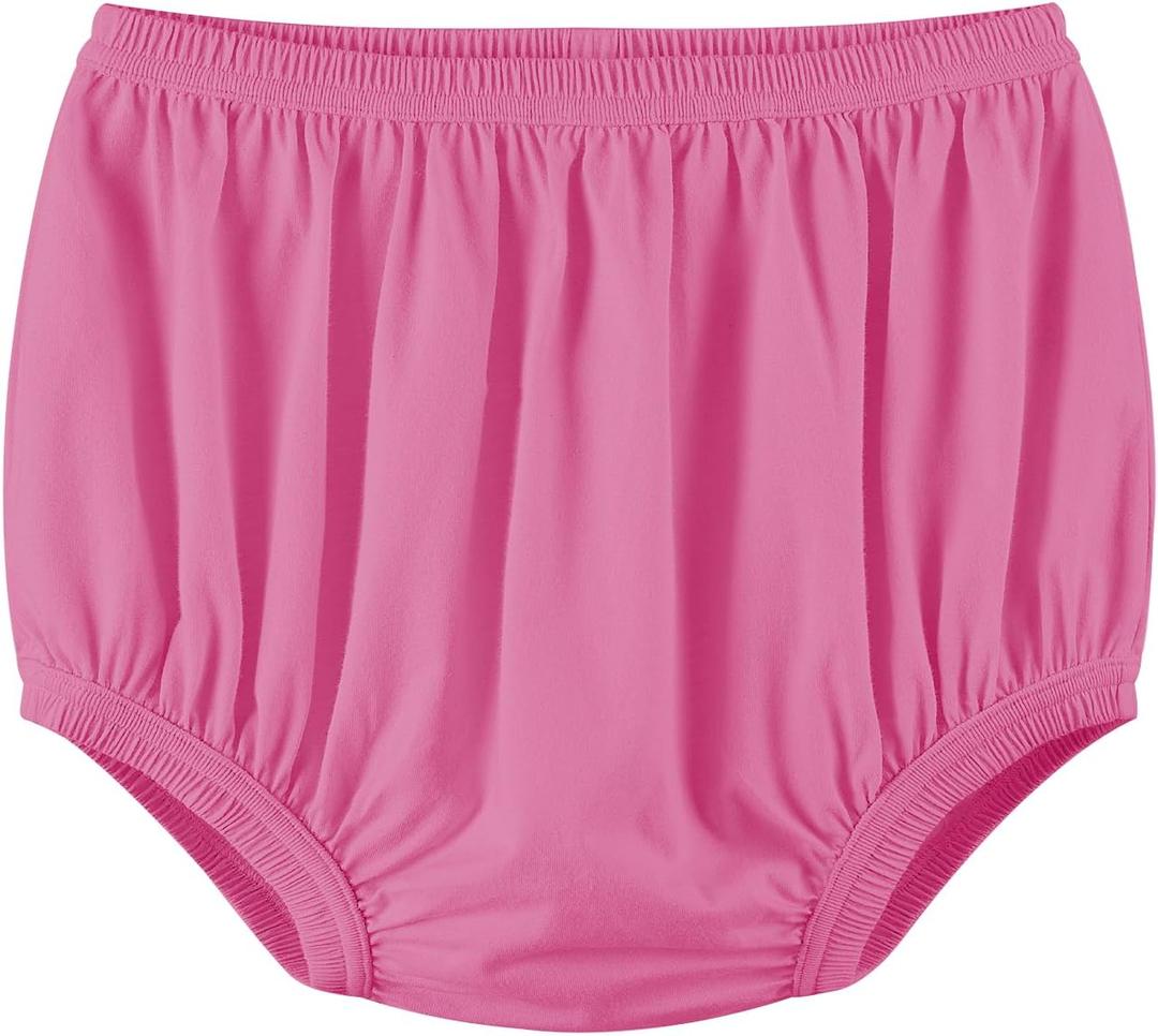 Adult Diaper Cover for Incontinence Noiseless Leak-Protection Underwear Plastic Pants Over Diapers Waterproof Rubber Pants (Pink, S)