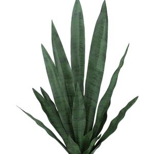 summer flower 23in Snake Plant Artificial Leaf Set 21pcs Faux Sansevieria Plant Leaves Tall Fake Snake Greenery Outdoor 4 Sizes for Indoor Home Decor Office Garden Tabletop Floor Decorations