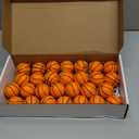 Yinkin 28 Pcs Basketball Keychains Gift Bulk Basketball Party Favors for Girls Boys Team Classroom with Motivational Card