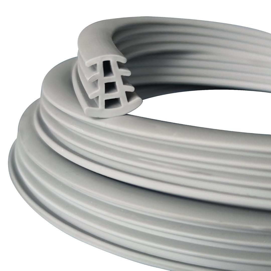 Flexible EPDM Rubber Strip (1/2'' Wide, 20 Ft Long) for Concrete Crack Repair Replacement - Weather Aging Resistance Upgrading Expansion Joint Filler