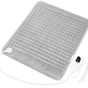 Deepsoon Heating Pad,Electric Heating Pads for Back,Neck,Moist Heating Pad for Abdomen Shoulder Knee Legs,Dry/Moist Heat&Auto Shut Off,Fathers Day Dad Gifts for Men Birthday,Light Gray,24x20 Inch