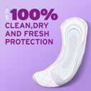 Poise Incontinence & Postpartum Pads for Bladder Leaks, 7 Drop Ultra Absorbency, Long Length, 39 Count
