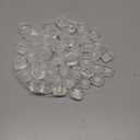 60Pcs Reusable Ice Cubes,Colorful Plastic Ice Cubes,Refreezable Ice Cubes,Non-Diluting Square Cubes,Washable Quick Frozen Ice Cubes for Drinks Cocktail,BPA Free,Purified Water Filled(White)