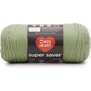 4 x RED HEART Super Saver Yarn, Frosty Green