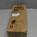 Holaloha Toilet Brush, 3 Pack Toilet Brush and Holder Set Bathroom Accessories, Toilet Bowl Brush and Holder with 3 Crevice Brush for Bathroom, Toilet Scrubber Brush (White)