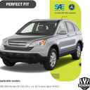 Headlights Assembly for 2007-2011 Honda CR-V Halogen Headlamp Replacement, High/Low Beam W/Bulbs, Driver & Passenger Side
