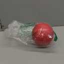 Jolly Pets Push-n-Play Ball Dog Toy, 6 Inches/Medium, Red (306 RD)