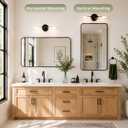 Koonmi 30x48 Inch Black Bathroom Mirror for Over Sink