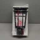 Darkaway Outdoor Post Lights Lamp Post Light Fixture, Waterproof Aluminum Housing with Glass, Fence Post Deck Lighting for Garden, Patio, Pathway (1 Pack, Black)