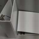 Amazon Basics 3 Ring Binders, 3 Inch D-Ring Organizer for School, Home Office, Paper Storage, White, 2 Pack