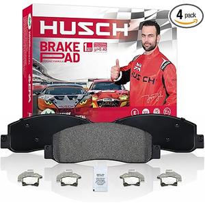 HUSCH D1719 Rear Ceramic Brake Pads Kit Fit For Chrysler Town & Country 2012-2016, For Dodge Grand Caravan 2012-2016, For Journey 2013, For Ram C/V 2012-2015, For Volkswagen Routan 2013-2014