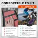 Ebike Seat Cover Upgraded for Ridstar Q20/Q20 pro EBikes Waterproof Non-Slip Seat Cover with Elastic Strap Seat Covers for Electric Dirt Bike (Black with Purple Ribs)