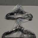 GoodtoU Kids Velvet Hangers Baby Hangers Black Infant Hanger for Closet Non Slip Children Hanger (11.8 inch 20 Pack)