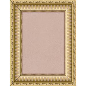 ArtXO Wood Vintage A4 Picture Frames for Living Room Wall Decor: Classic Gold 8.25x11.75 Gallery Wall Frame for Canvas, Poster, Diploma, Family Friends Photo Display