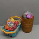 JOYIN Learning Toys Play Food Set for Toddlers, Cutting Food for Preschool Activities, Play Kitchen Accessories, Educational Toys, Color Sorting Set for Boys & Girls, Easter Basket Stuffers