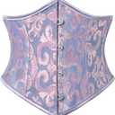 Scarlet Darkness Corset Belt for Women Fishbone Wide Waist Corset Pirate Belt (Purple)