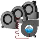 WINSINN 50mm 5015 Blower Fan 12V, 3D Printer 24 Volt Fans Blower Turbine Turbo Dual Ball Bearing, 1000mm/39in Cable Brushless Cooling 50mmx15mm 2PIN (Pack of 4Pcs)