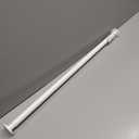 Ivilon Tension Curtain Rod - Spring Tension Rod for Windows or Shower, 36 to 54 Inch. Ivory