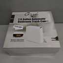 Cesun Automatic Motion Sensor Bathroom Trash Can with Lid, 2.6 Gallon Touchless Trash Bin, Smart Plastic Slim Garbage Can Small White Wastebasket for Toilet, Office, rv, Bedroom, Living Room