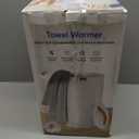 Towel Warmer, 20L Large Towel Warmers for Bathroom, Towel Bucket Fits Up Two 40"X70" Oversized Towels, Bathrobes, Blankets, Towel Heater with LCD, 4 Timer Setting and Auto Shut Off(White)