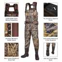 HISEA Chest Waders for Men, Hunting Wader with 800G Insulated Boots, 4.5mm Neoprene Waterproof Mens Camo Bootfoot Waders