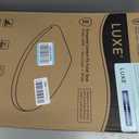 LUXE TS1008E Slow Close Elongated Comfort Fit Toilet Seat, White