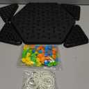 Chain Triangle Chess Game, Rubber Band Geoboard Game, Strategy Board Games, Family Night Games for Kids and Adults, 2 to 4 Players