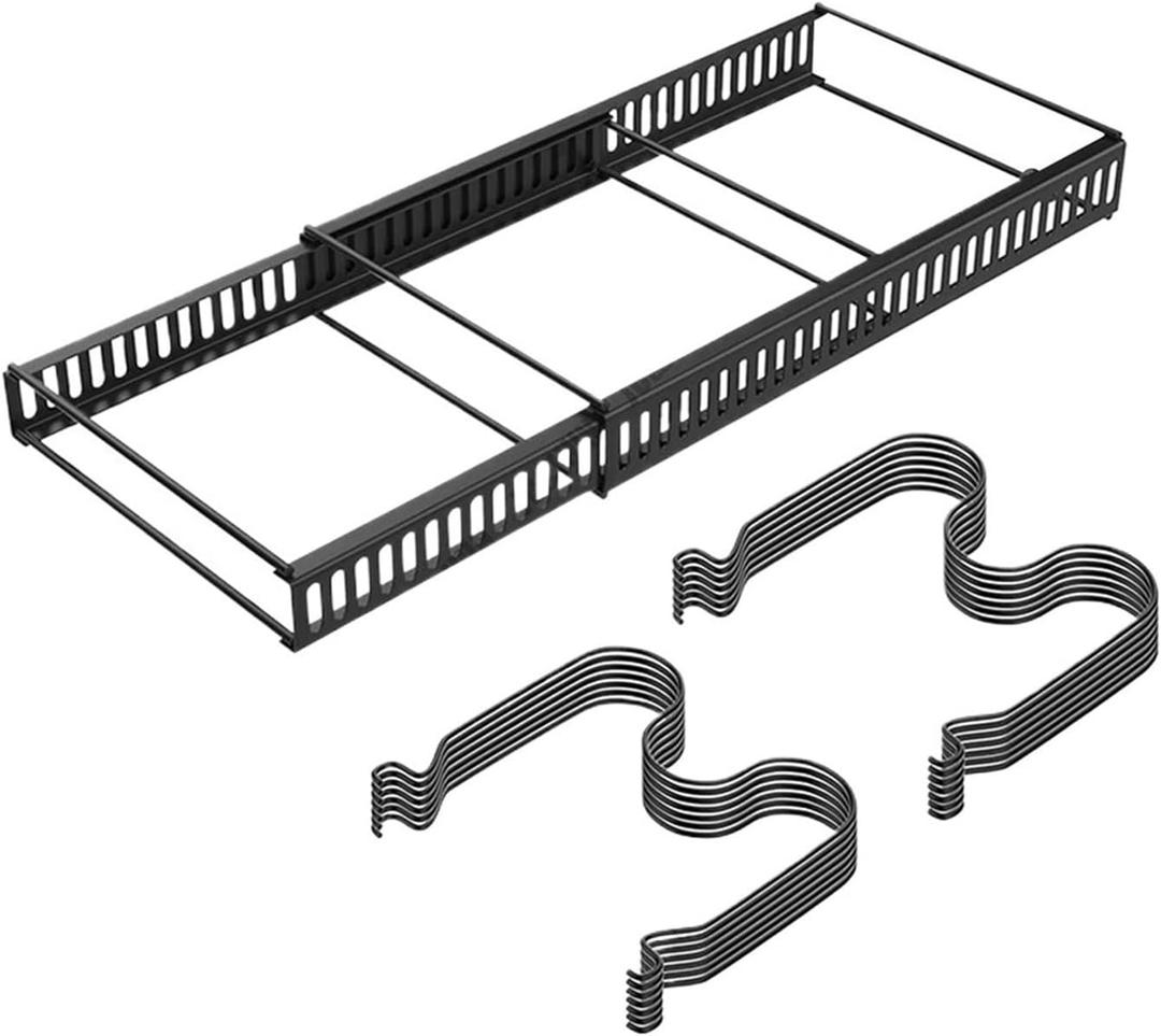 Dish Rack Adjustable Cookware Storage Rack Kitchen Accessories Pan Pot Storage Organizer Dish Bowl Drying Shelf Kitchen Counter(7-layer)