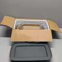 8-Piece Deep Glass Baking Dish Set with Plastic lids,Rectangular Glass Bakeware Set with Lids, Baking Pans for Lasagna, Leftovers, Cooking, Kitchen, Freezer-to-Oven and Dishwasher, Gray