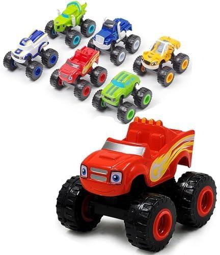 6 Pack Monster Truck Toys for Kids - The Monster Machines Die-Cast Vehicles, for Boys & Girls