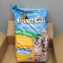 SmartCat All Natural Clumping Cat Litter, 20 Pound (320oz 1 pack) - Alternative to Clay and Pellet Litter - Chemical and 99% Dust Free - Unscented and Lightweight