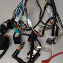 Complete Wiring Harness Kit ATV Wire Harness for Taotao Chinese 4 Wheeler 50cc 70cc 110cc 125cc Pit Quad Dirt Bike Parts with Electrics Stator Coil CDI Solenoid Relay by BOOTOP PIN