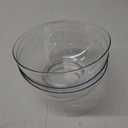 US Acrylic Vista Clear Plastic Salad and Serving 10-inch Bowls | set of 3 | Reusable, BPA-free, Made in the USA | 135 oz. capacity