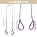 4pcs Sport Braided Hair Tie for Women - 30 Inch Sport Hairties for Ponytail, Date, Shopping, Dressing, Gym, Yoga, Running, Swimming, Workout, Curly & Straight Hair