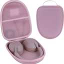 Hard Case Replacement for Sony WH-1000XM6,WH-1000XM5, WH-1000XM4, WH-1000XM3 Noise Canceling Headphones, Portable Travel Headphone Cases (Pink Case)