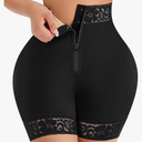 MERYOSZ Tummy Control Shapewear Shorts - Zipper Butt Lifting Panties Underwear Shapewear for Women Faja Body Shaper Girdle M