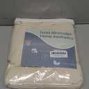 Nanspring Warm Beige Linen Curtains 84 Inch Length 2 Panels Set for Living Room Rod Pocket Back Tab Light Filtering Window Drapes for Bedroom Dining Room Protect Privacy Modern Farmhouse Decor 52x84