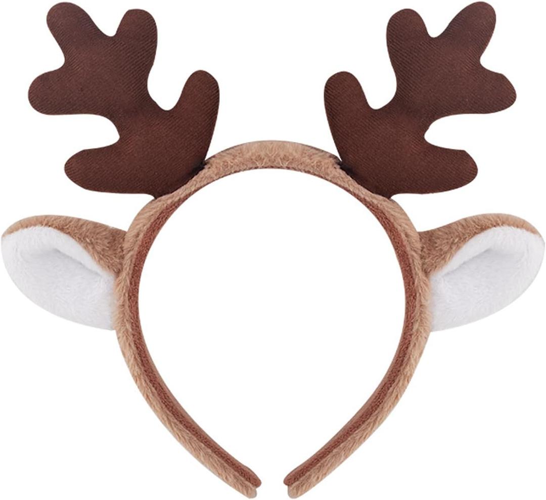 Christmas Reindeer Antlers Headband Deer Antlers Headband Deer Ears Headwear for Women Christmas