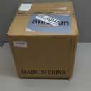 16ft Mid Century Pendant Light Fixture, White Frosted Glass Globe Hanging Light with Dimmable Switch and Plug for Kitchen Island, Dining Room, Bedroom Room, Living Room (Brass)