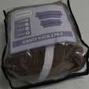 Peryiter 2 Pcs Sofa Covers Loveseat Couches Covers for Living Room Slipcover Set Furniture Protector for Couch Arm Chair, Form Fit Stretch, Wrinkle Proof(Chocolate, Milk Silk)