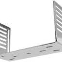 WORKMAN DXX-C ( Chrome ) CB RADIO MOUNTING BRACKET 8 1/4" WIDE & 4 1/2" DEEP