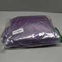 Amazon Basics Lightweight Super Soft Breathable Wrinkle-Free Microfiber 3-Piece Bed Sheet Set with 14-Inch Deep Pockets, Twin, Plum, Solid