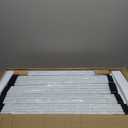 Ulif E7 Heavy Duty Garment Rack, Clothes Organizer and Storage Rack with Expandable Hangers, Metal Clothing Rack with 6 Wire Shelves, (52.3"-72") W x 14.5" D x 71.2" H, Load 838 LBS, White