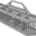 Universal Silverware Basket for Dishwashers  Compatible with GE, Whirlpool, Kenmore, Maytag, Frigidaire, KitchenAid, Samsung, and LG | Replaces Part Numbers WD28X10127, WD28X10131, WD28X10132