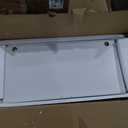 Tribesigns Shoe Cabinet with Doors, 6-Tier Shoe Storage Cabinet with Adjustable Shelves, Wooden Shoes Rack Shoe Storage Organizer for Entryway, Hallway, Closet, Living Room, White & Gold