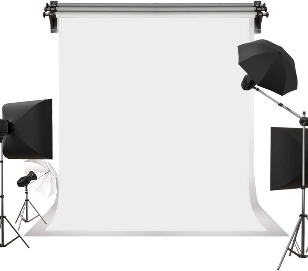 Kate  Solid White Backdrop Portrait Background for Photography Studio Children and Headshots, 10x12ft