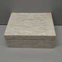 PEMAR Set of 2 Mother of Pearl Decorative Boxes w Lids, Handmade Mosaic Keepsake Jewelry Box Rectangular Treasure Chest, Shelf Decorative Wooden Box for Memory Tea Bags Coffee Accessories (White)