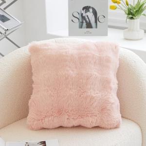 3 pcs Bubbly Pillow Cases,16.93 * 16.93inch, Pink, Soft Comfortable Pillowcase