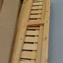 SONGMICS Bamboo Bathroom Shelf, 3-Tier Adjustable Plants Rack, Wall-Mounted or Stand, in the Living Room, Balcony, Kitchen, 5.9 x 23.6 x 21.3 Inches, Natural UBCB13Y